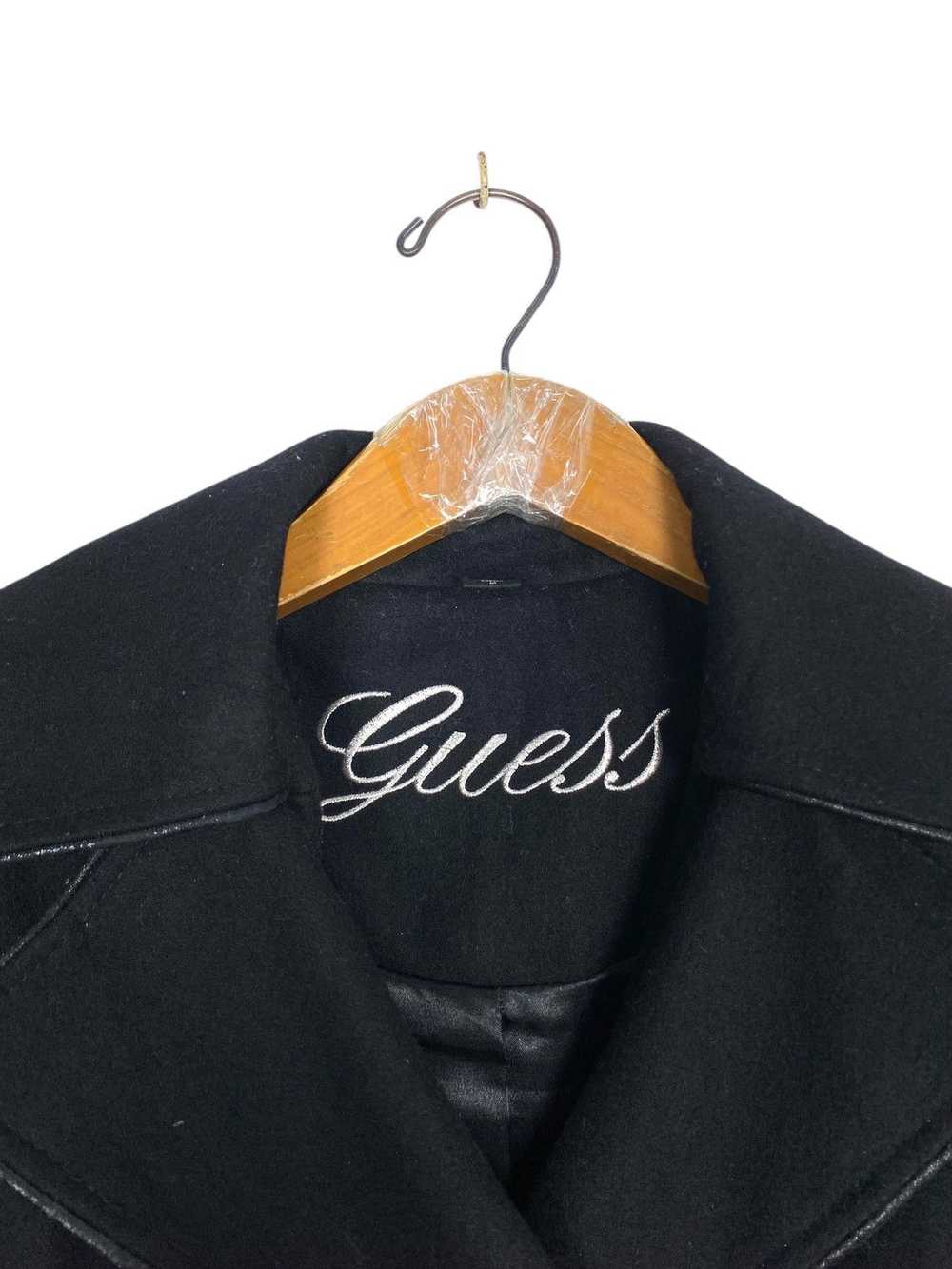 Guess Rare‼️ Vintage Guess Double Collar Wool Coat - image 4