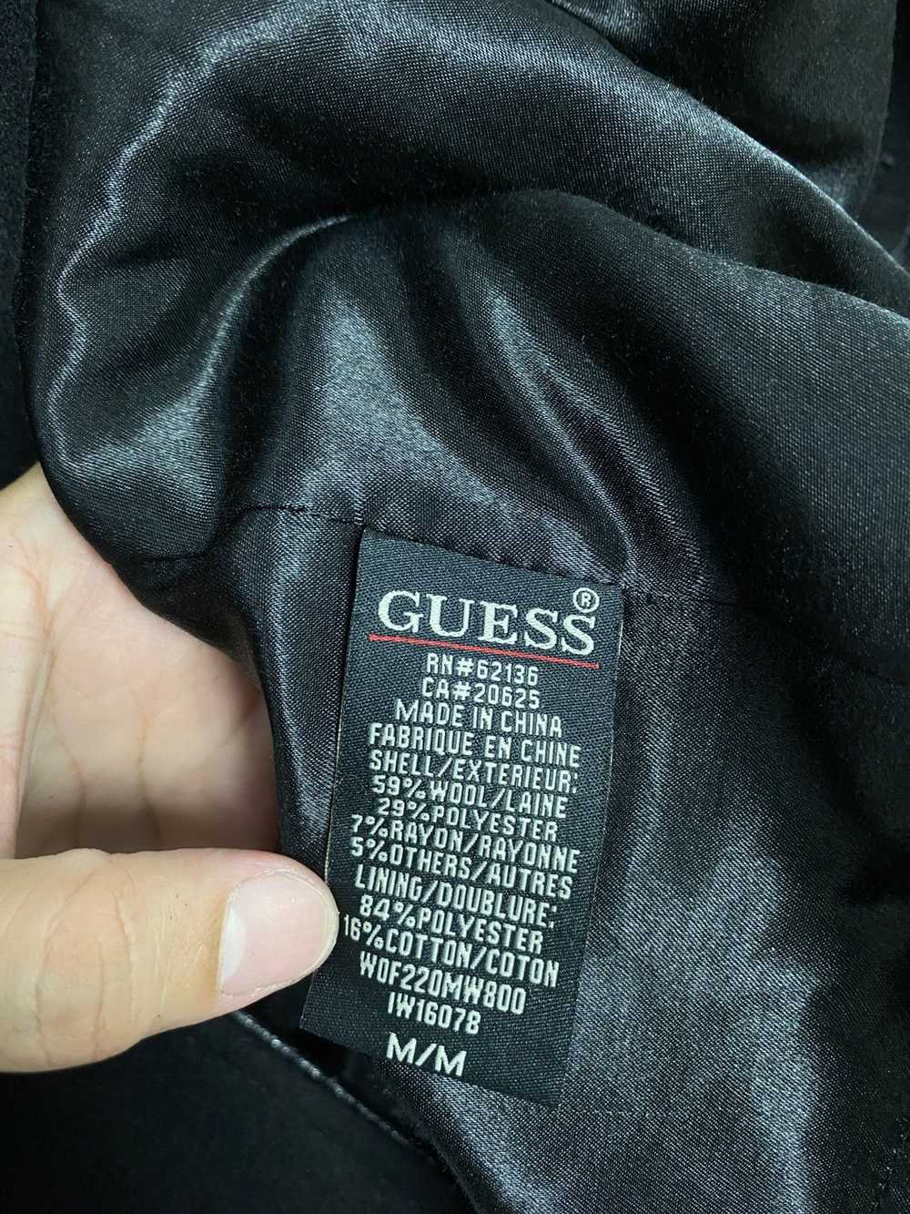 Guess Rare‼️ Vintage Guess Double Collar Wool Coat - image 6