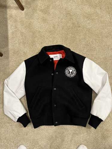 AMI Ami De Couer Bomber Varsity Jacket