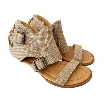 Other Blowfish Malibu Tan Twill Sandals Sz 6 - image 1