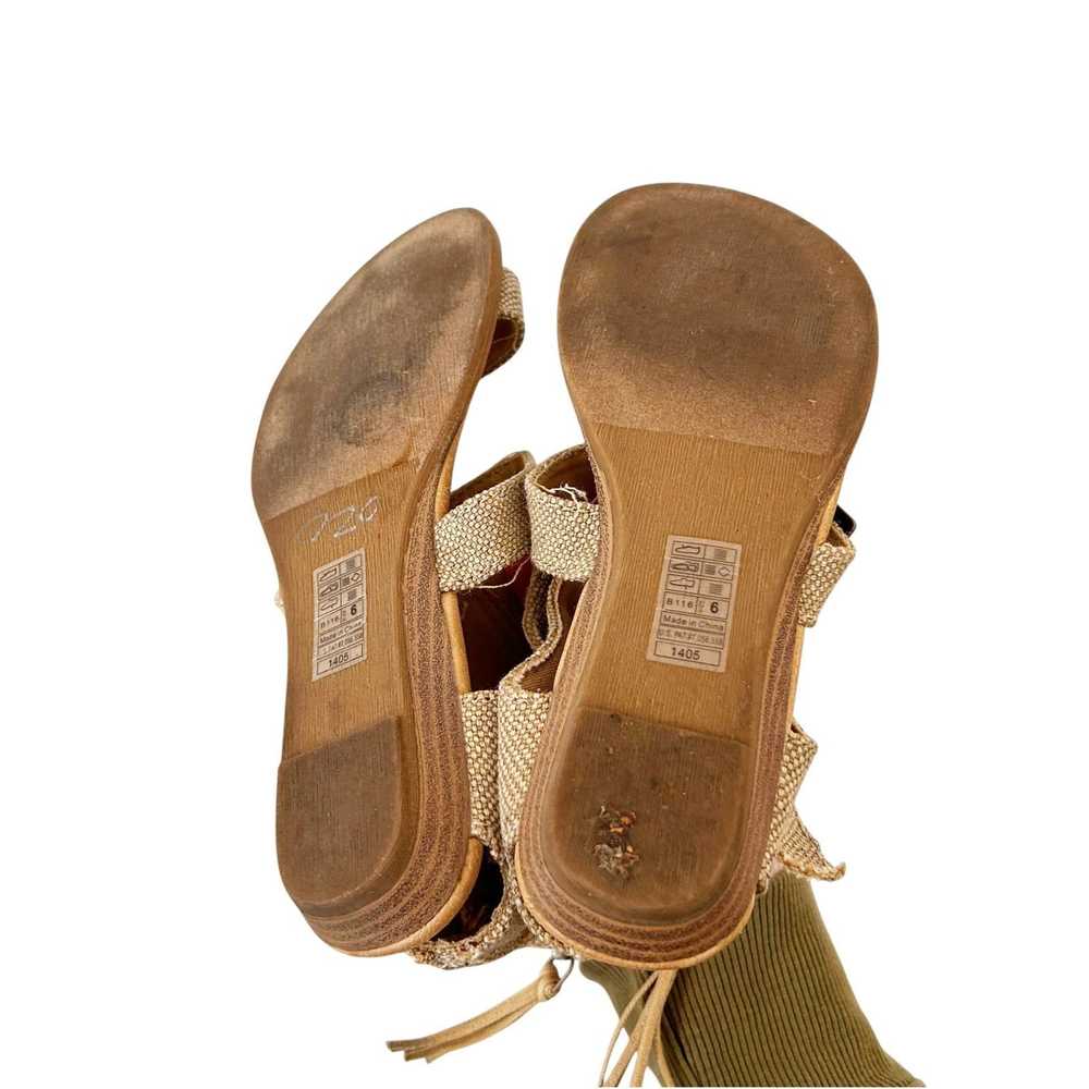 Other Blowfish Malibu Tan Twill Sandals Sz 6 - image 7