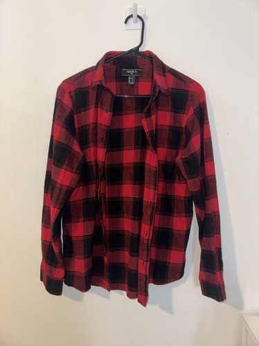 Forever 21 Men’s Long Sleeve Button Down Flannel