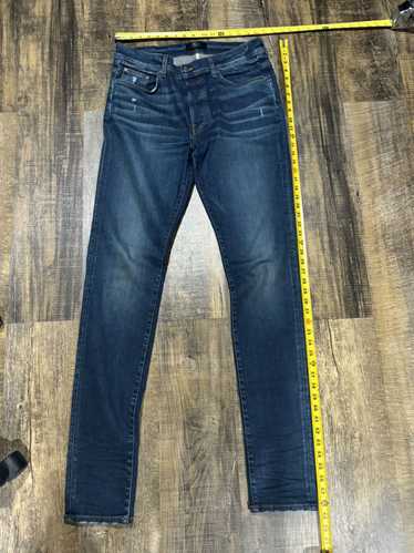 Amiri Amiri blue stack skinny jeans