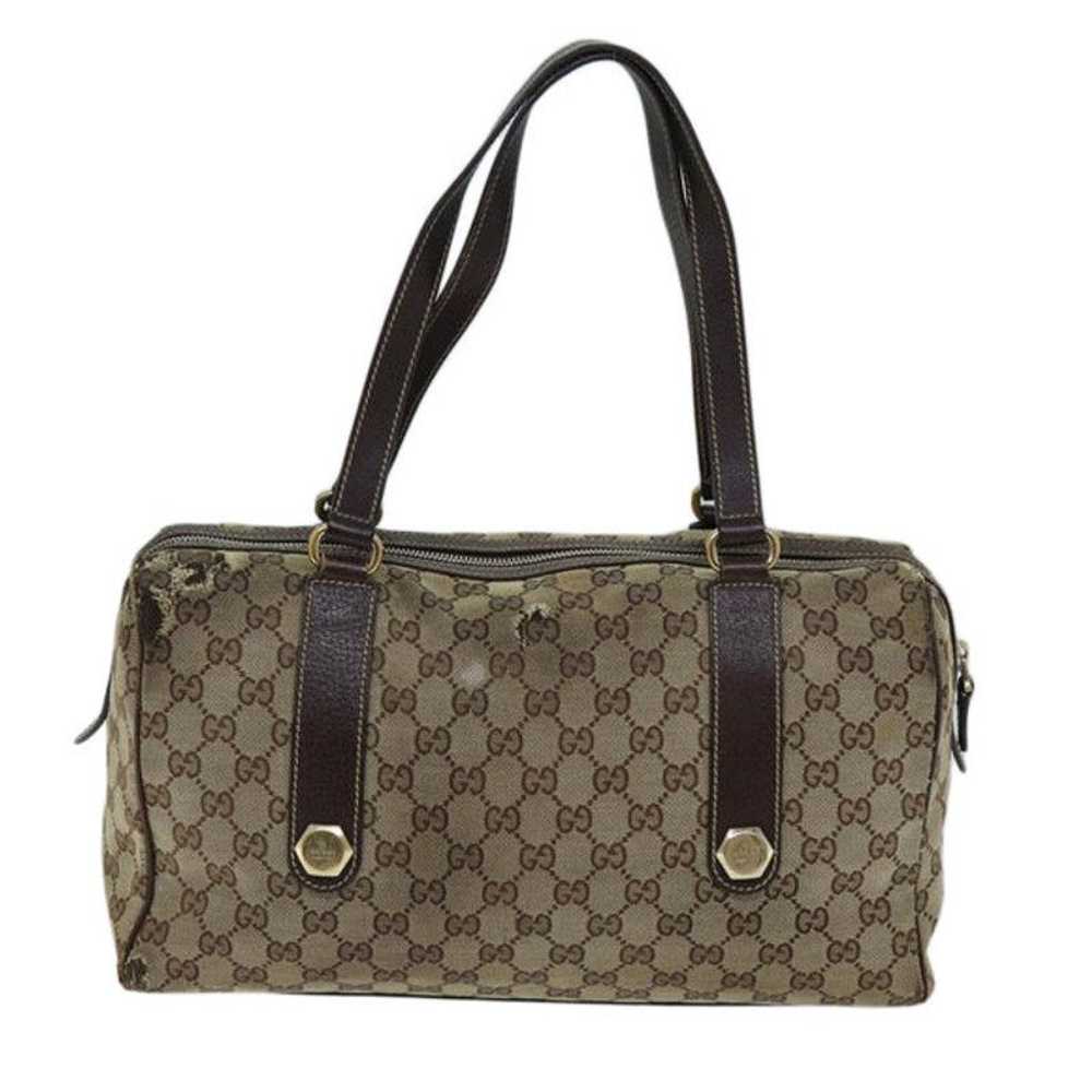 Gucci GUCCI GG Canvas Hand Bag Beige 154180 - image 2