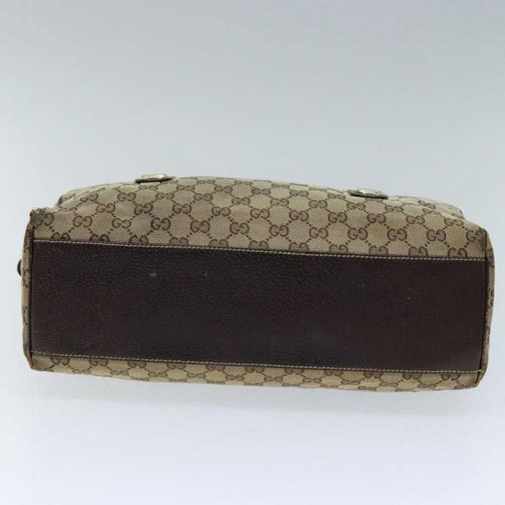 Gucci GUCCI GG Canvas Hand Bag Beige 154180 - image 5