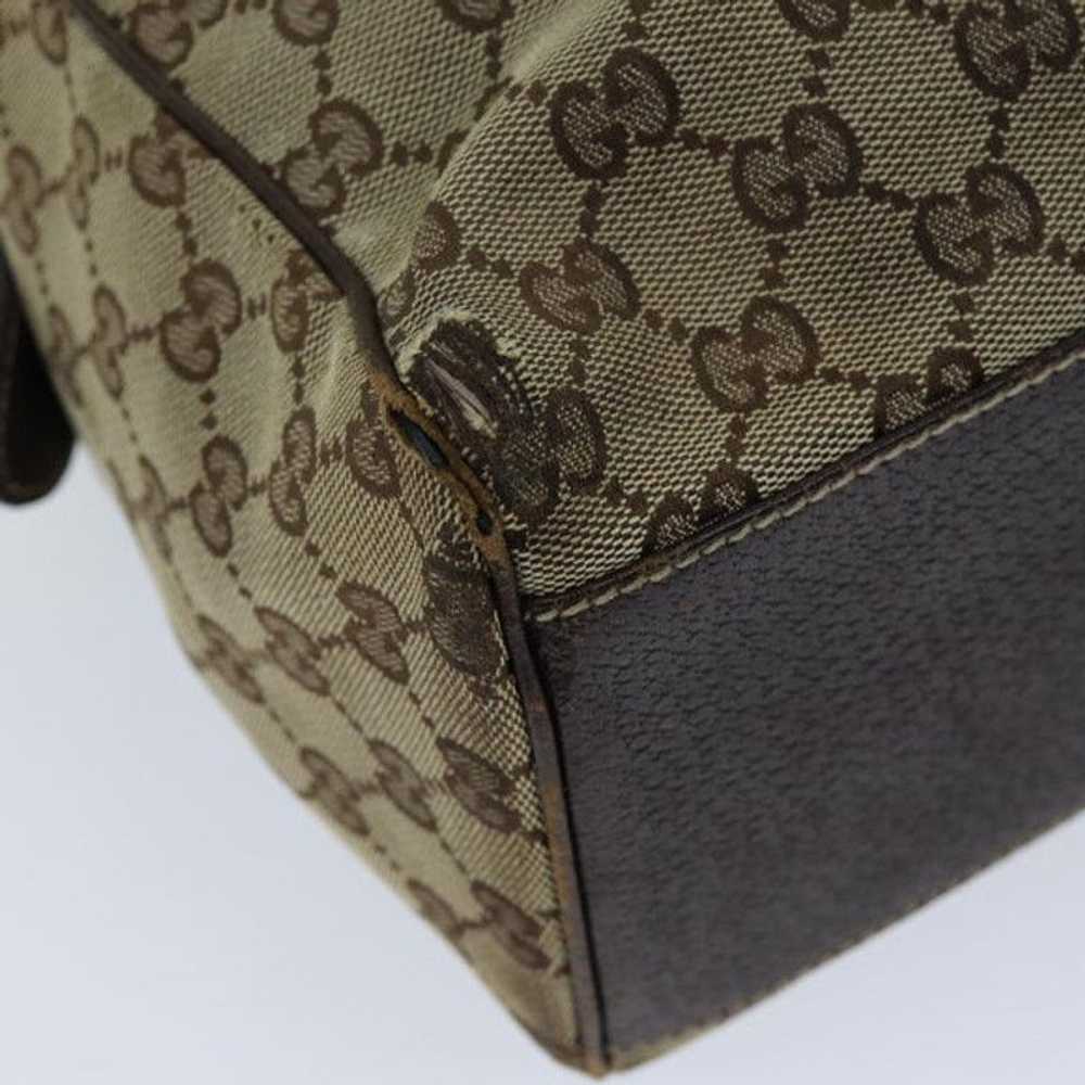 Gucci GUCCI GG Canvas Hand Bag Beige 154180 - image 8