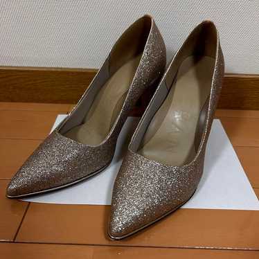 ESPERANZA Gold Glitter Sparkling Shoes 24.5cm - image 1