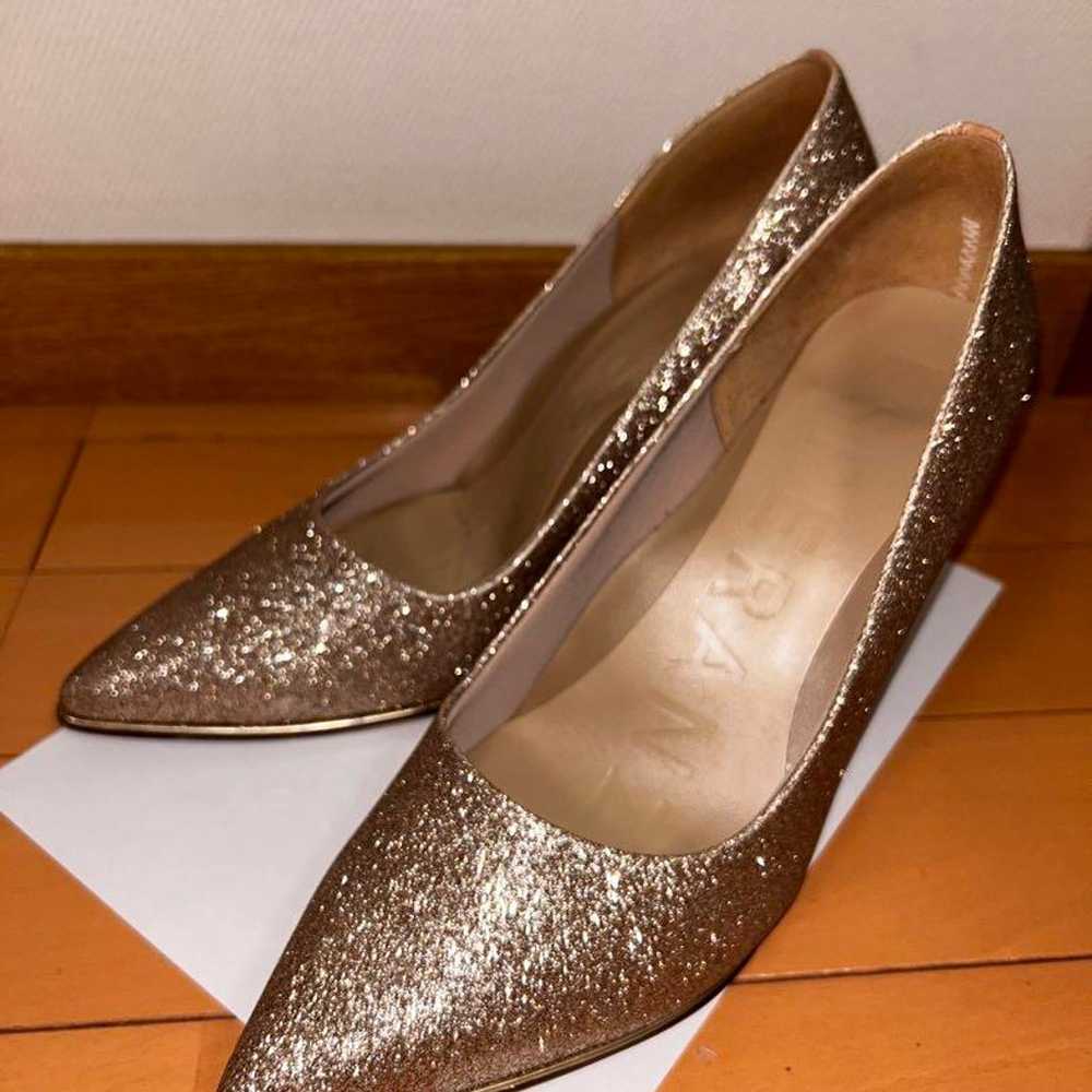 ESPERANZA Gold Glitter Sparkling Shoes 24.5cm - image 5