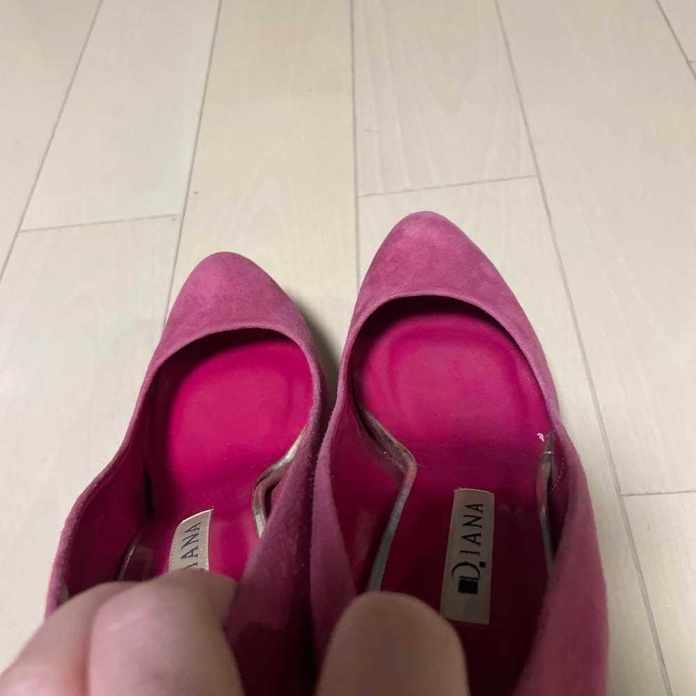 [Diana] Pumps, Pink, Suede, 23.5 cm - image 3