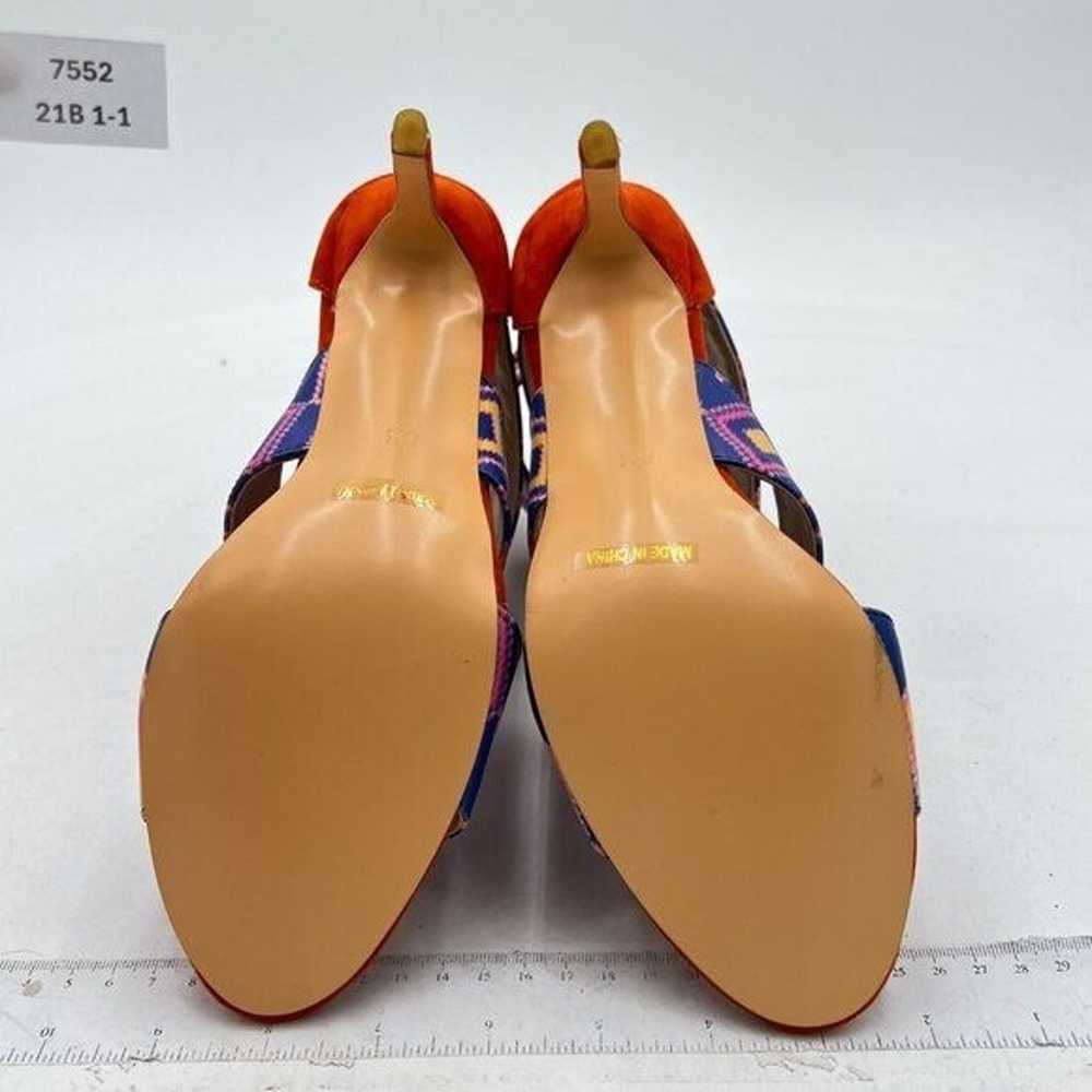 FSJ Orange Hot Open Toe Strappy High Heel Sandals… - image 4