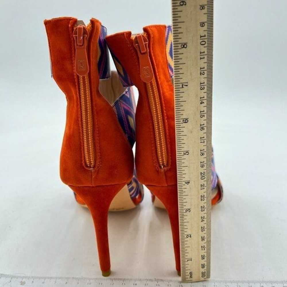 FSJ Orange Hot Open Toe Strappy High Heel Sandals… - image 6