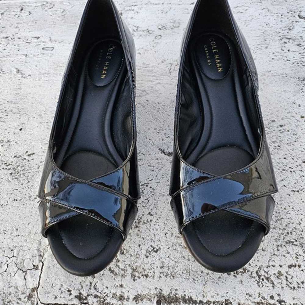 Cole Haan Women Sandal Black Patent Leather Upper… - image 3