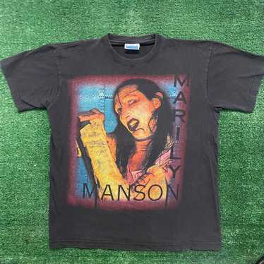 Band Tees × Marilyn Manson × Vintage Vintage 90s M