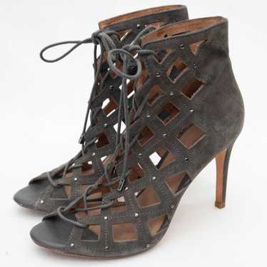 Joie Cayla Suede Studded Gladiator Caged Lace Up … - image 1