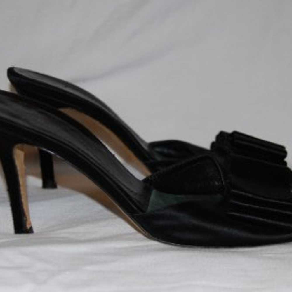 Kate Spade New York Black Satin Bow Retro Pumps K… - image 3