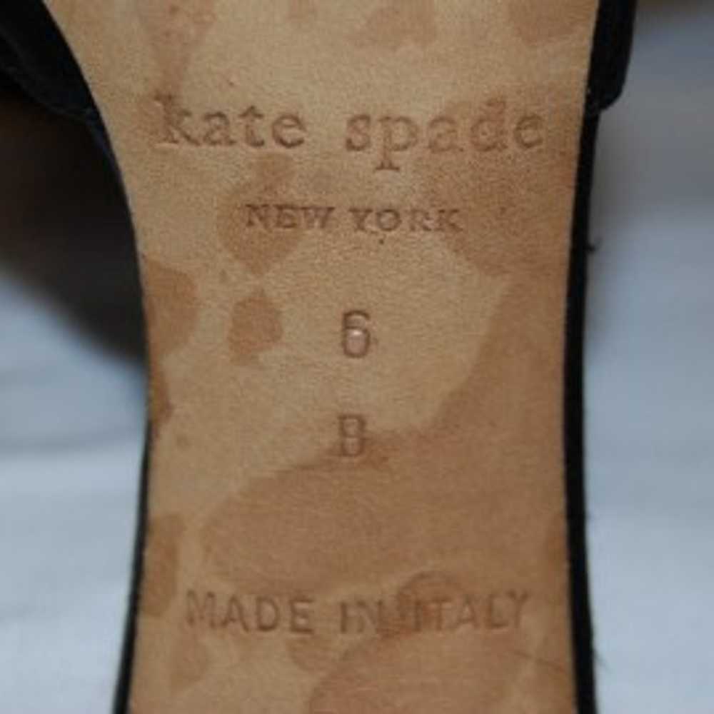 Kate Spade New York Black Satin Bow Retro Pumps K… - image 7