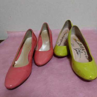 Colorful Enamel High Heels, Set of 2, 6cm Heel - image 1