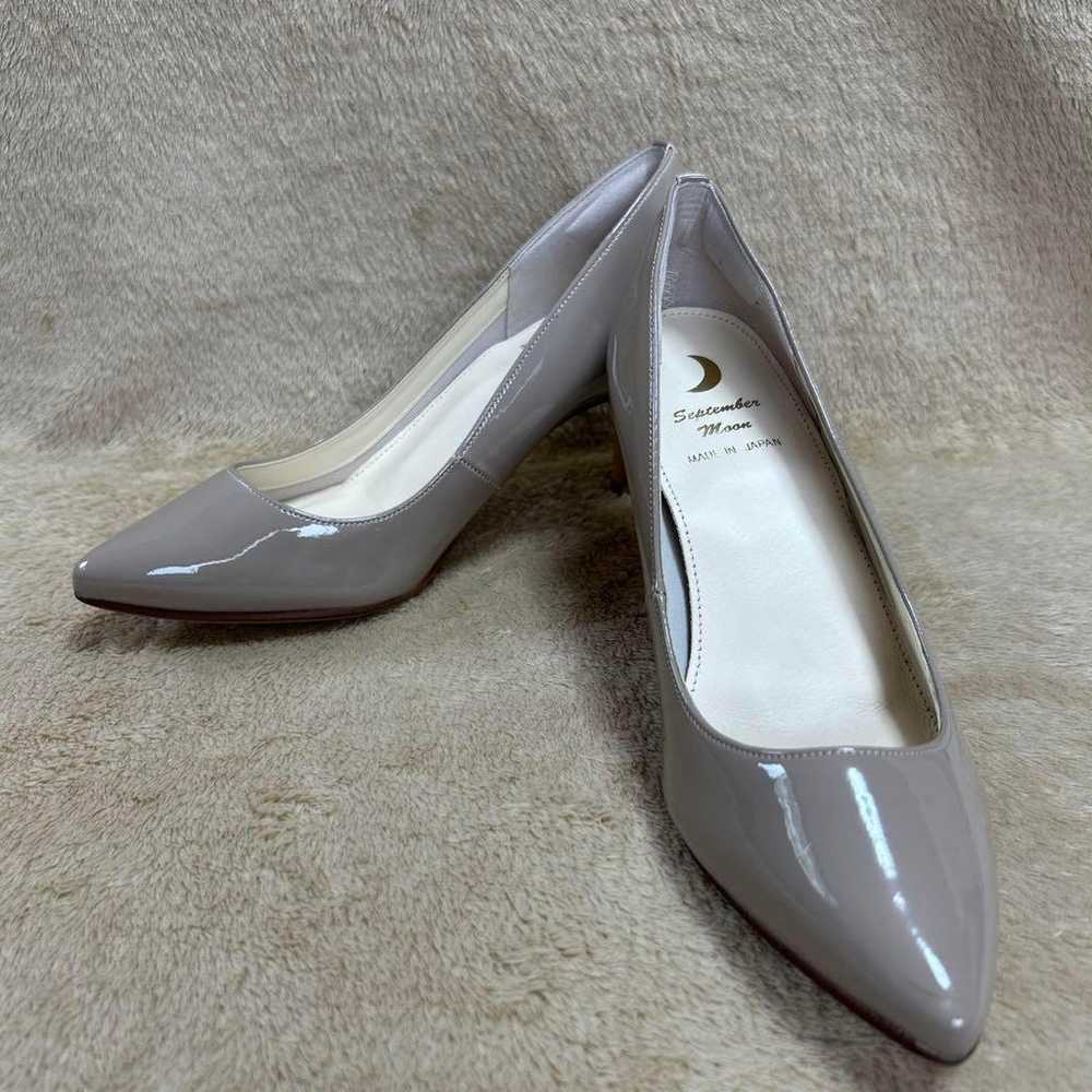 [Irregular] Enamel Pumps Pointed Toe 22.5cm 2E He… - image 12