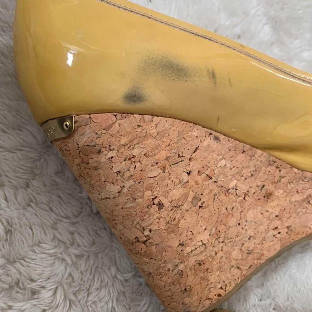 JIMMY CHOO Yellow Wedge Sole - image 10