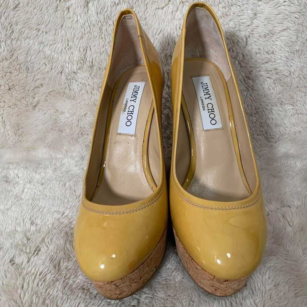 JIMMY CHOO Yellow Wedge Sole - image 1