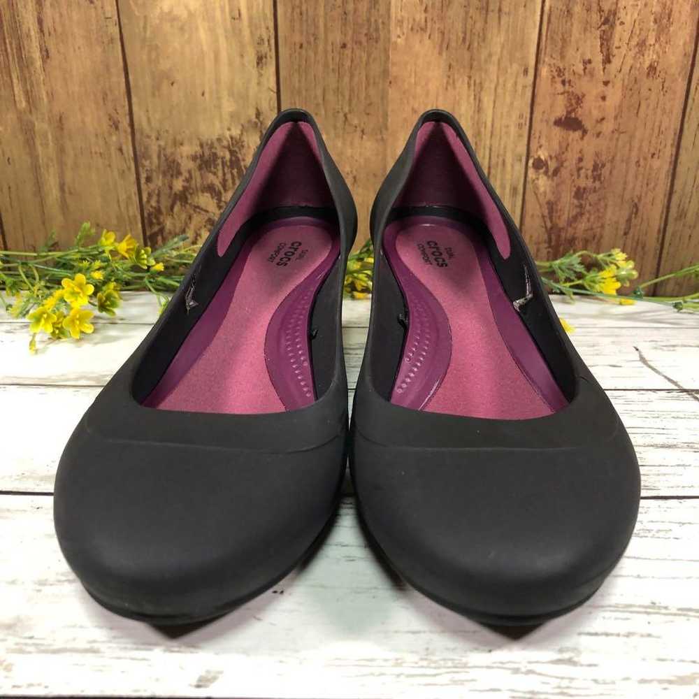 Superb condition✨ Crocs [size 25] pumps with wedg… - image 4