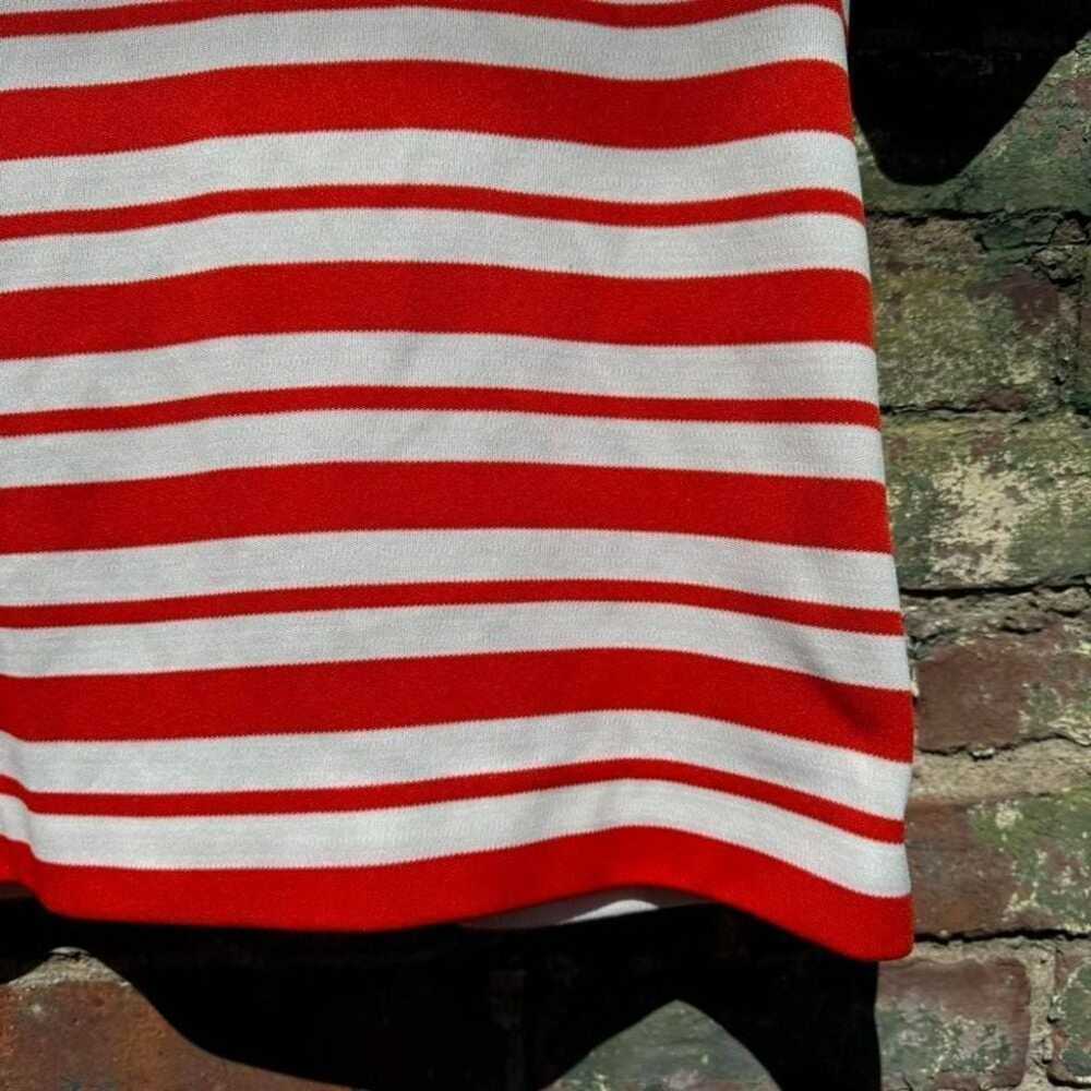 True Vintage 1970s Striped Blouse Women's Size Sm… - image 8