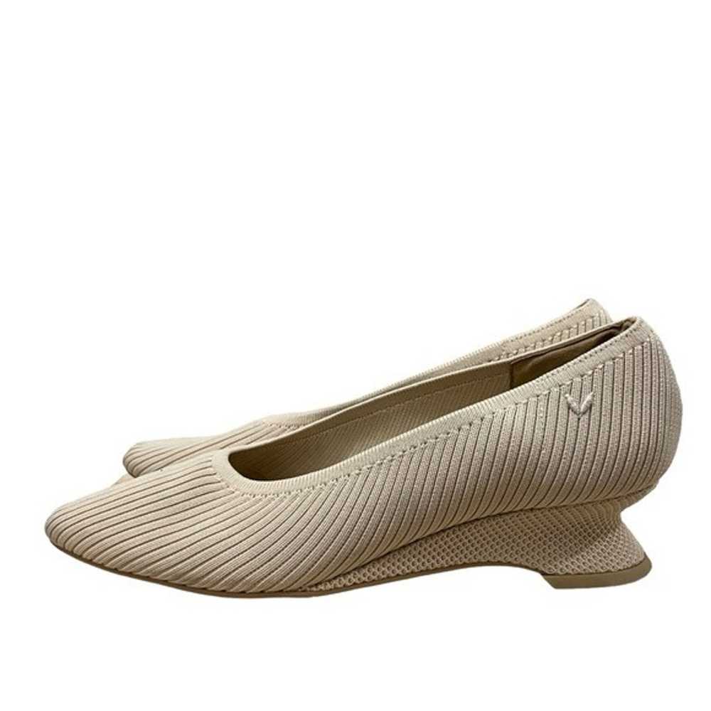 Vivaia Liraz Cream Ivory Pointed Toe Knit Heels 3… - image 3