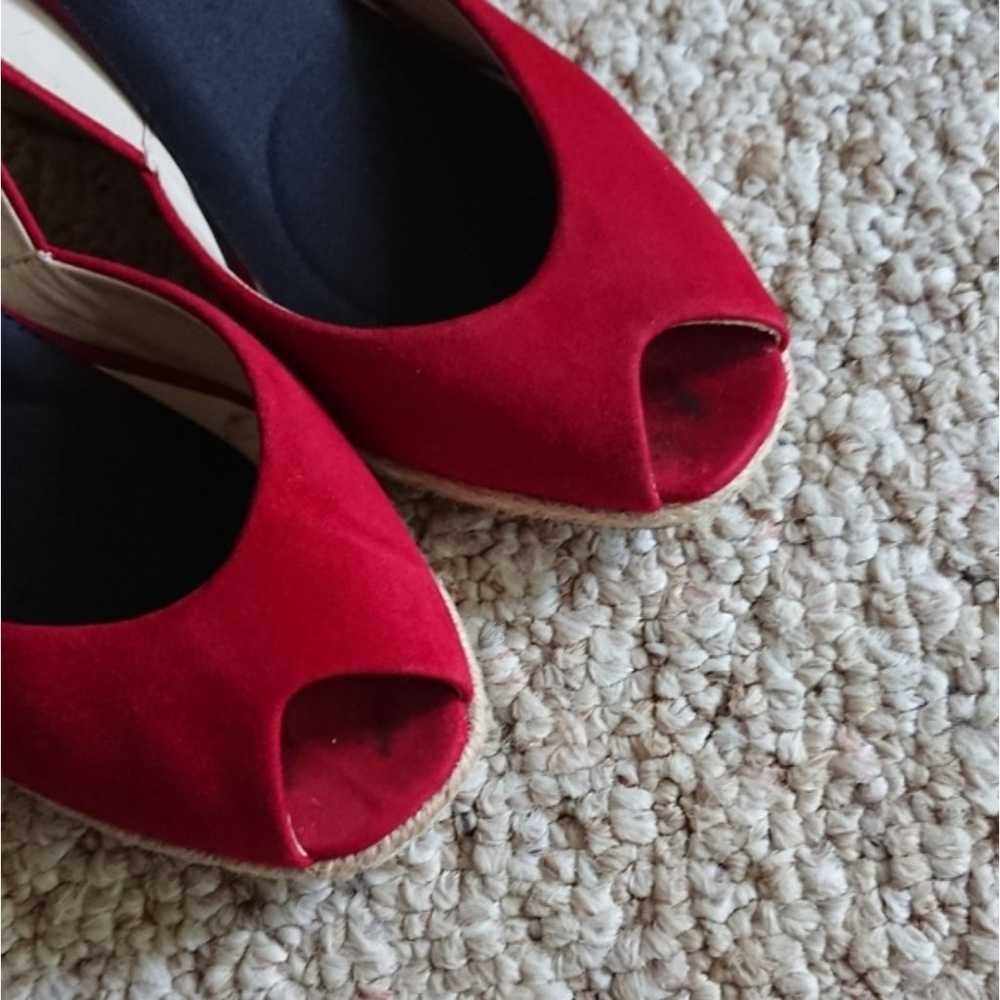 Kors by Michael Kors red suede wedges Size: 7.5 M - image 5