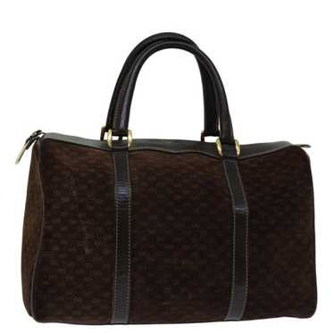 Gucci GUCCI Micro GG Canvas Hand Bag Brown - image 1