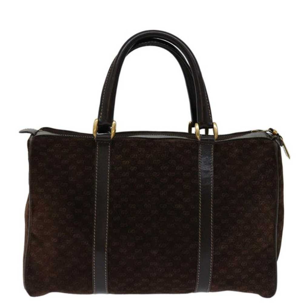 Gucci GUCCI Micro GG Canvas Hand Bag Brown - image 2