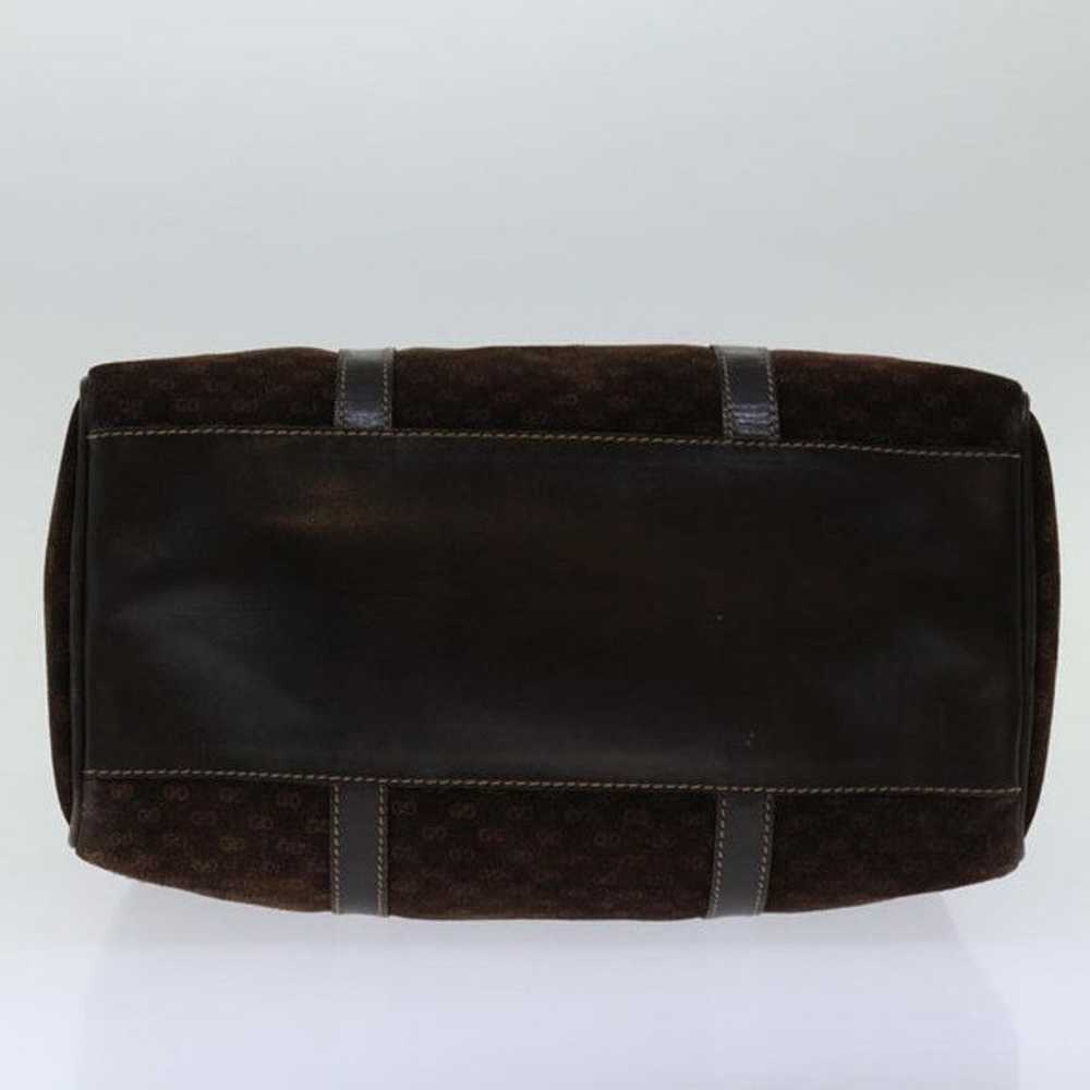 Gucci GUCCI Micro GG Canvas Hand Bag Brown - image 5