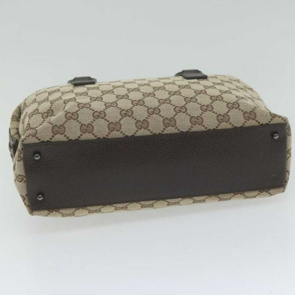 Gucci GUCCI GG Canvas Hand Bag Beige 113009 - image 5