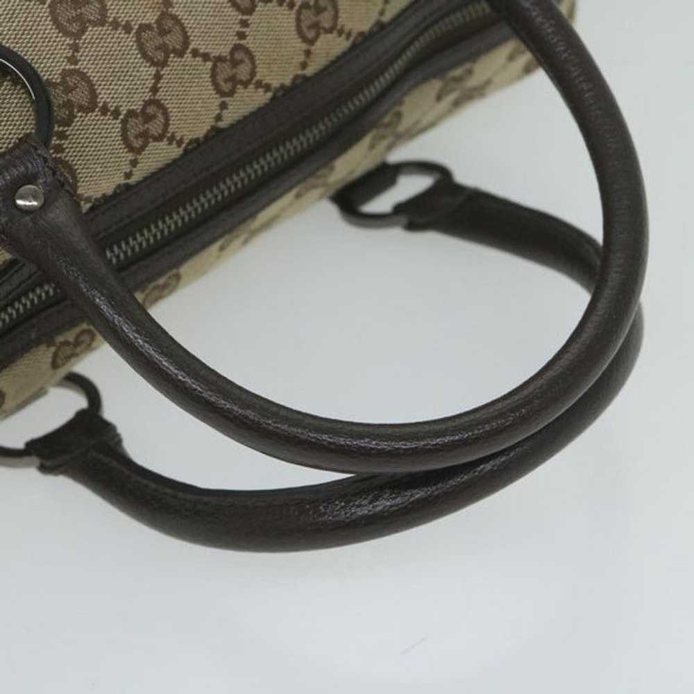 Gucci GUCCI GG Canvas Hand Bag Beige 113009 - image 8