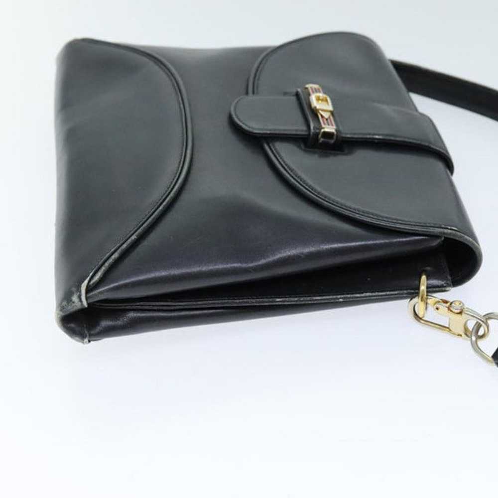 Gucci GUCCI Shoulder Bag Leather Black - image 4