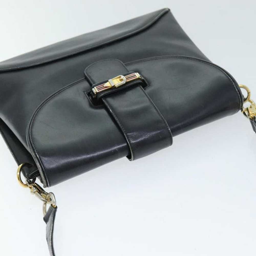 Gucci GUCCI Shoulder Bag Leather Black - image 6