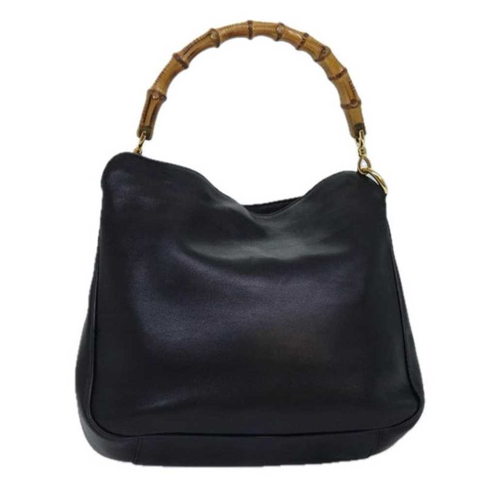 Gucci GUCCI Hand Bag Leather Black - image 1