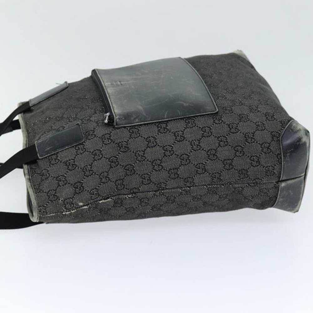 Gucci GUCCI GG Canvas Tote Bag Black 28892 - image 4