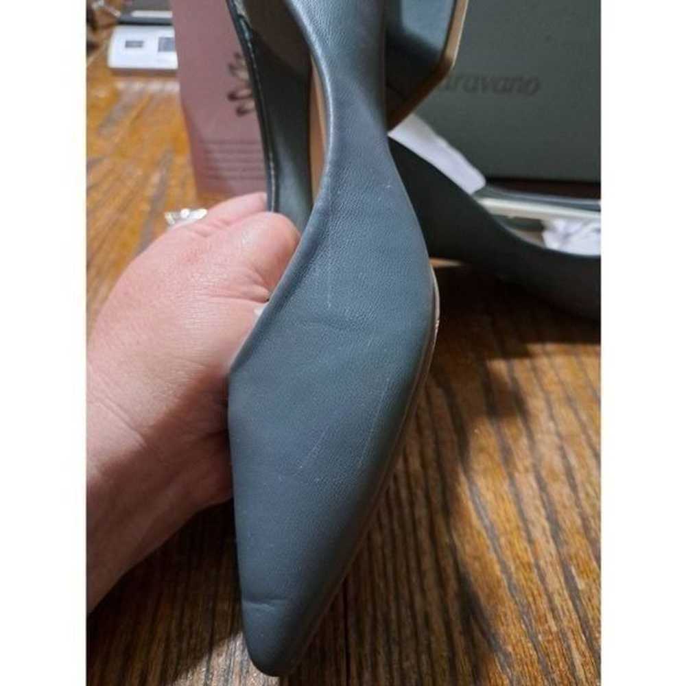 Size 6 C Paravano Blue C Mid Pointed Toe Square H… - image 6