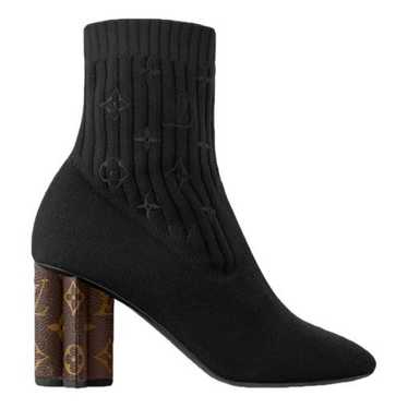 Louis Vuitton Silhouette leather ankle boots