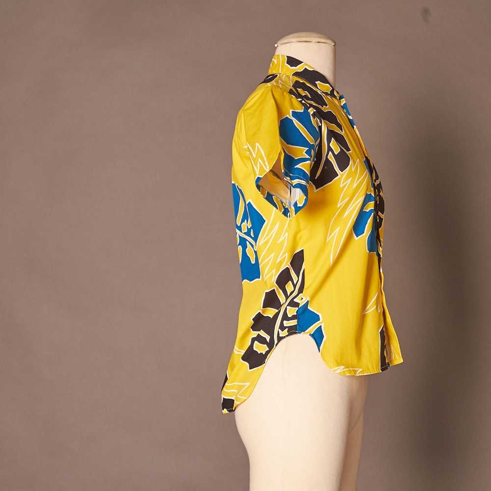 Vintage Vintage 1990s Yellow Banana Bay Hawaiian … - image 4