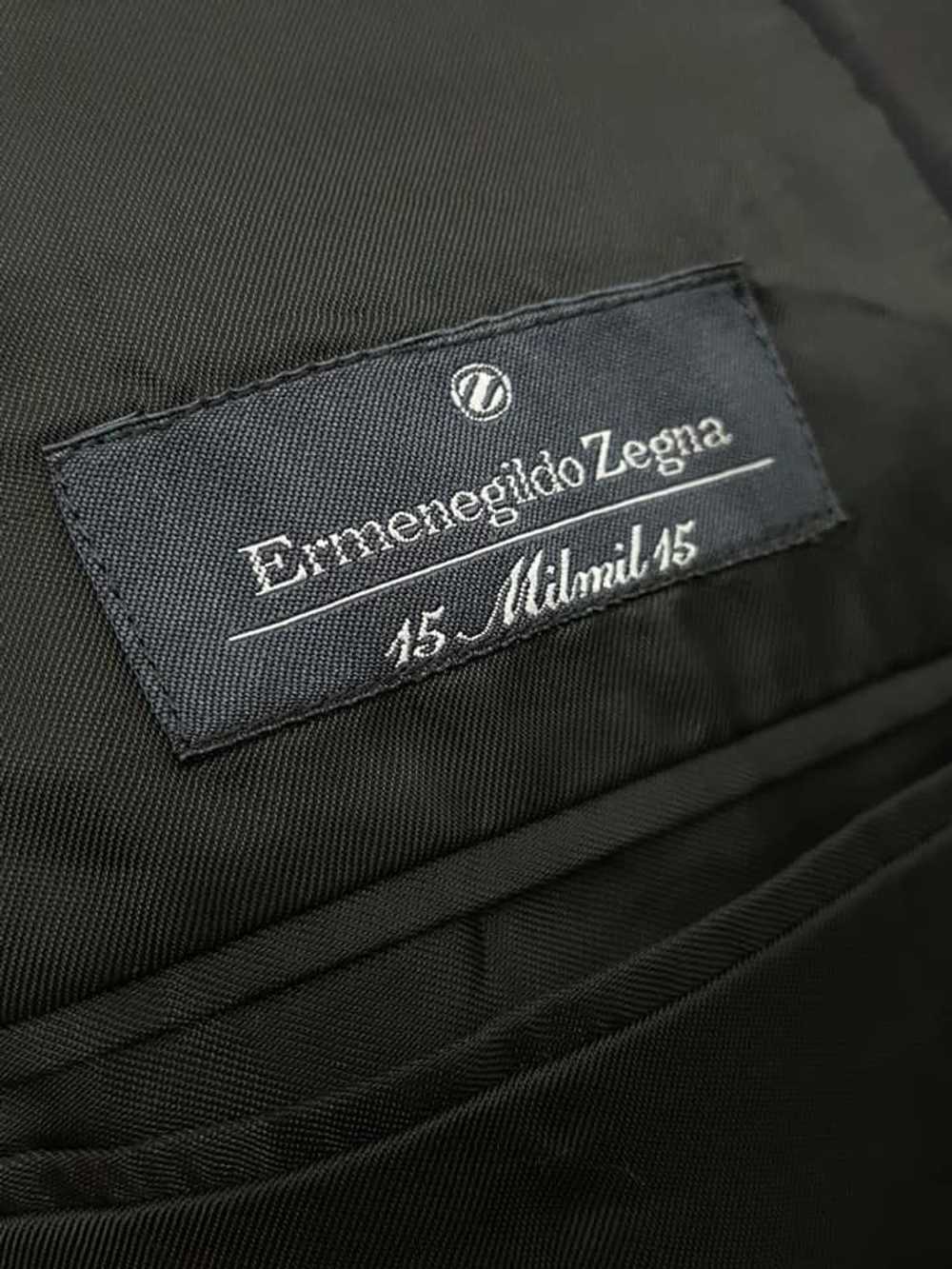 Ermenegildo Zegna MADE IN ITALY EZ Black Coat Jac… - image 9