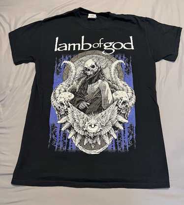 lamb of god Tシャツ XL Hanes Vintage Hanes Heavyweight Mens Graphic T-Shirt Black Lamb Of