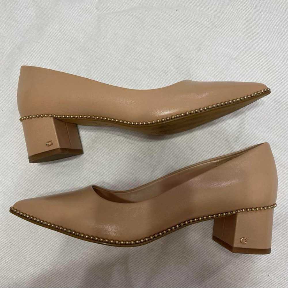 COACH Beige Pointed Toe Pumps 37.5 - image 4