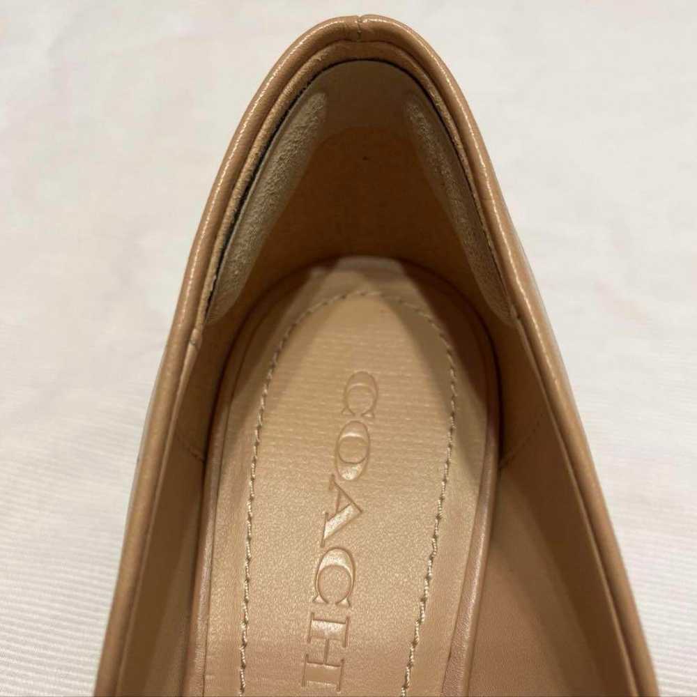 COACH Beige Pointed Toe Pumps 37.5 - image 5