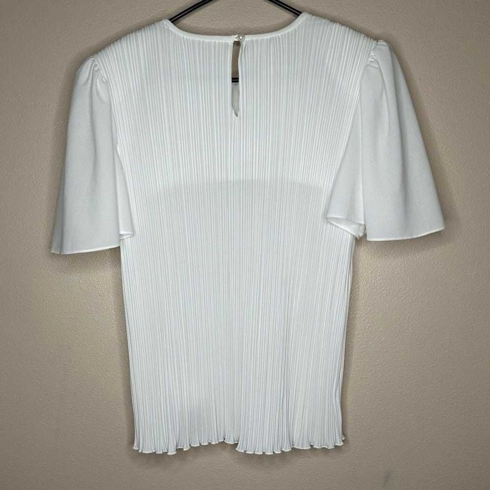 Boston Maid Vintage white Pearl blouse Size 14 sh… - image 8