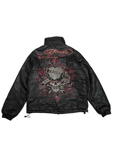 Ed Hardy × Ken Carson × Leather Jacket Steals‼️Vin