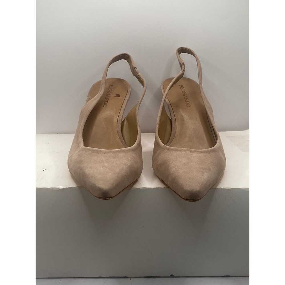 BERNARDO Felicity Slingback Pump
Beige Kid Suede,… - image 3