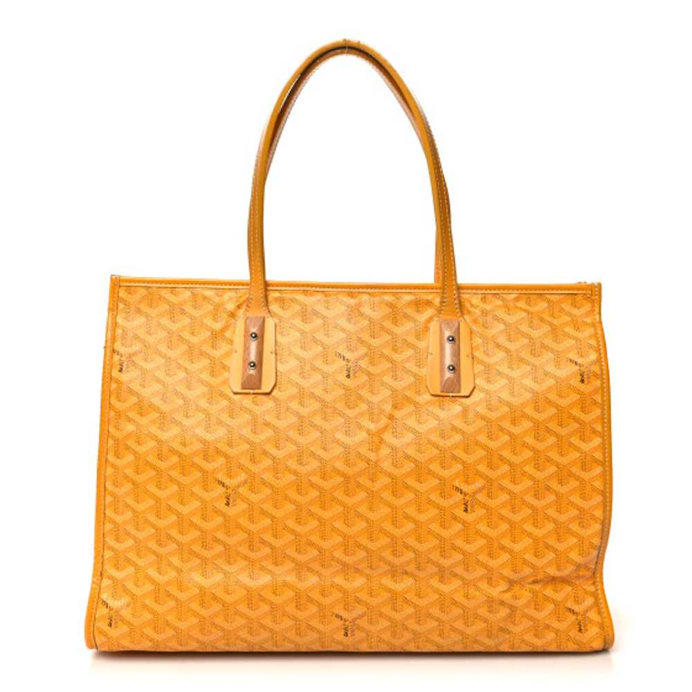 GOYARD Goyardine Sac Hardy Pet Carrier PM Yellow - image 1