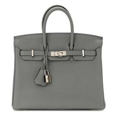 HERMES Togo Birkin 25 Gris Mouette