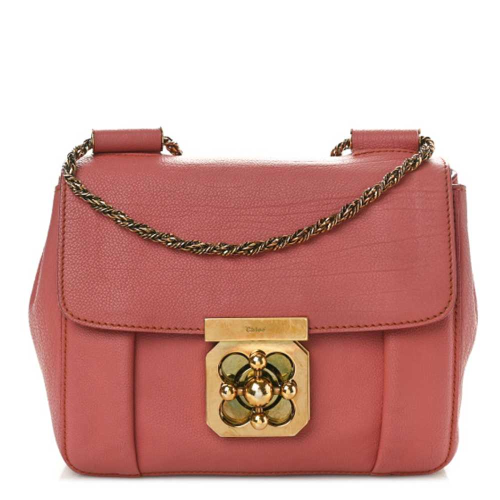 CHLOE Goatskin Small Elsie Shoulder Bag Pink - image 1